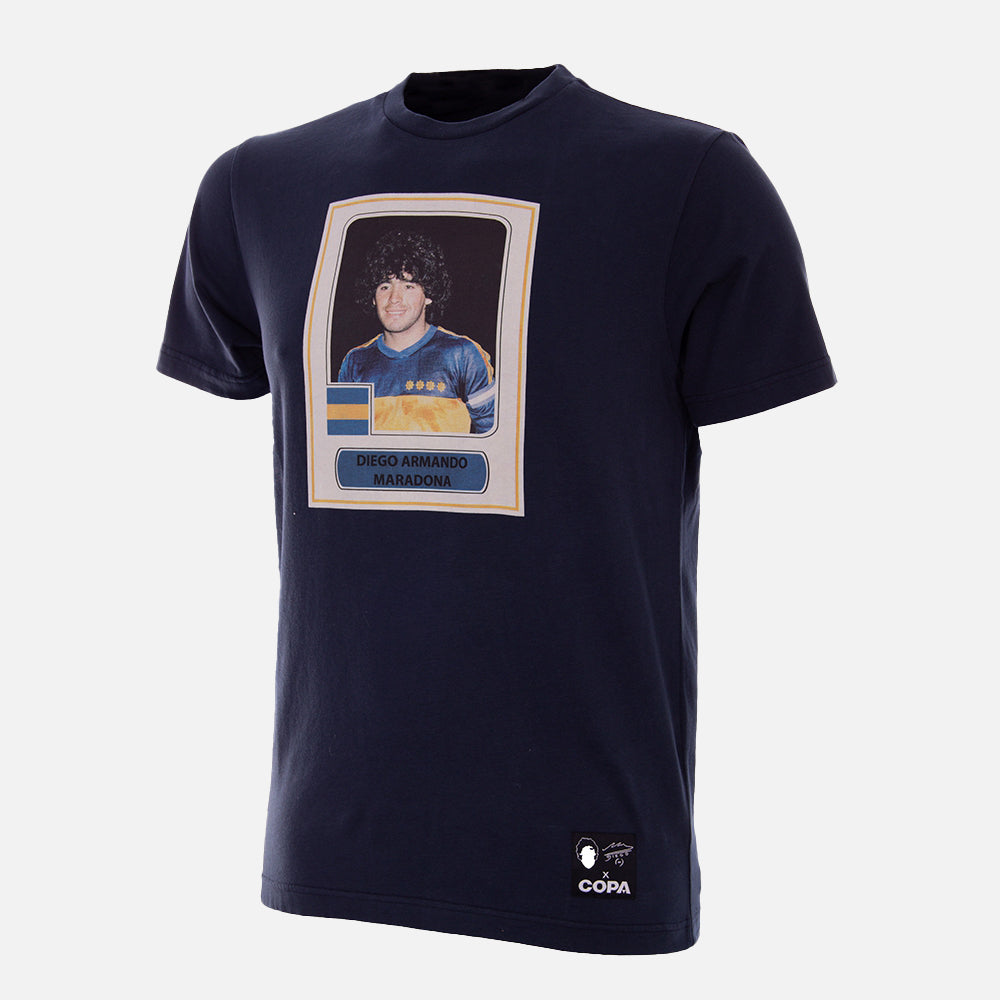 copa-classic-maradona-boca-t-shirt-marineblau-herren image 1