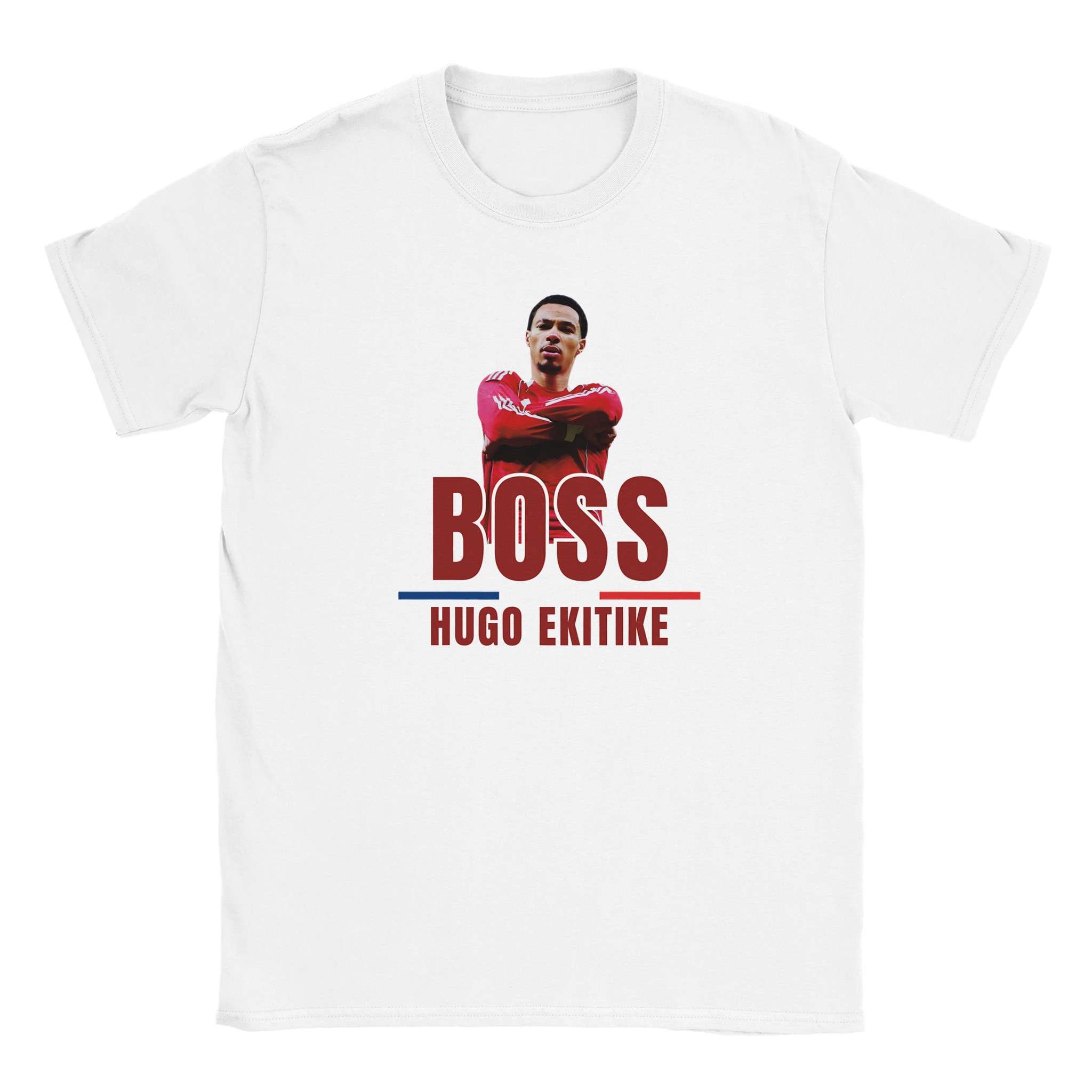 anfield-liverpool-hugo-ekitike-boss-t-shirt-baumwolle-unisex image 7