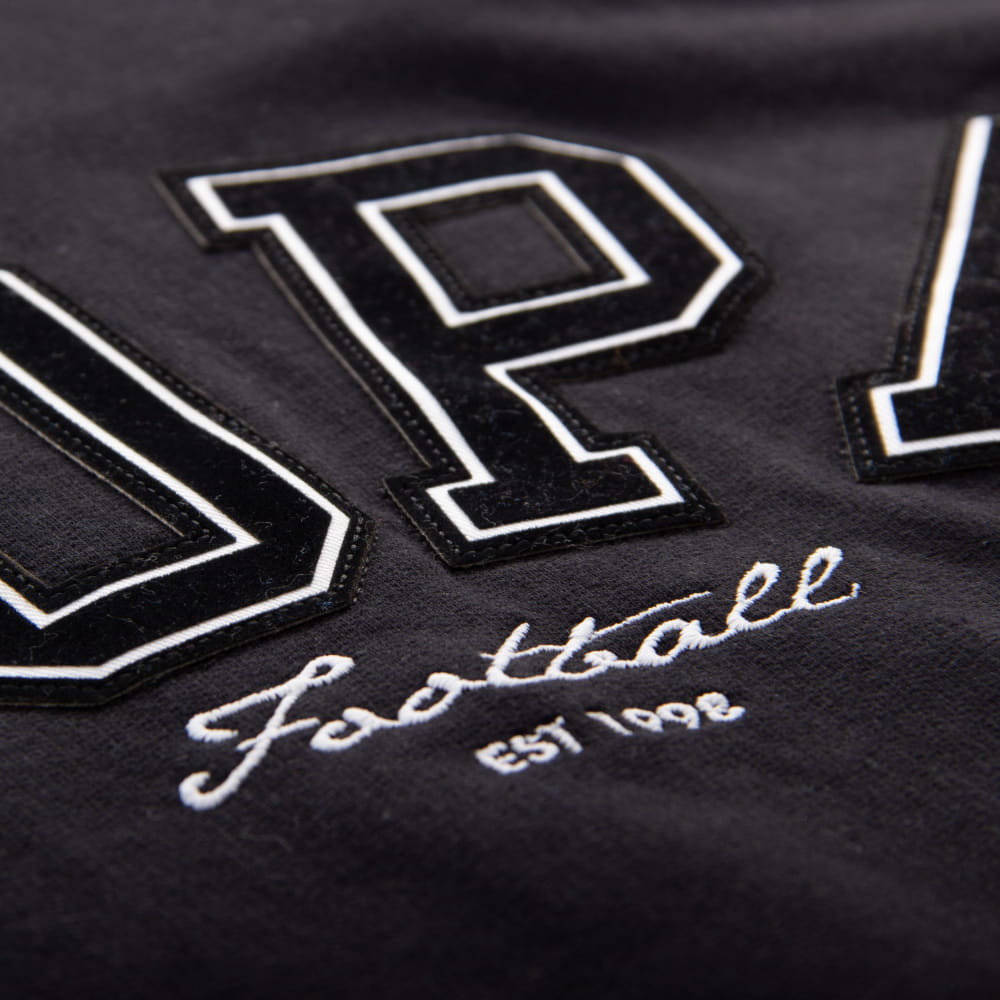 copa-classic-varsity-kapuzenpullover-hoodie-schwarz-baumwolle image 5