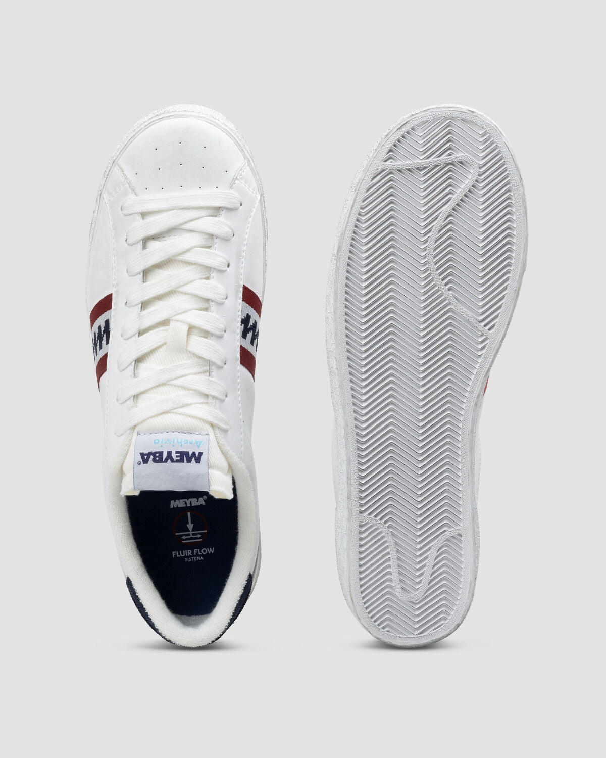 meyba-archivio-micro-leather-sneaker-weiss-blau-retro image 5