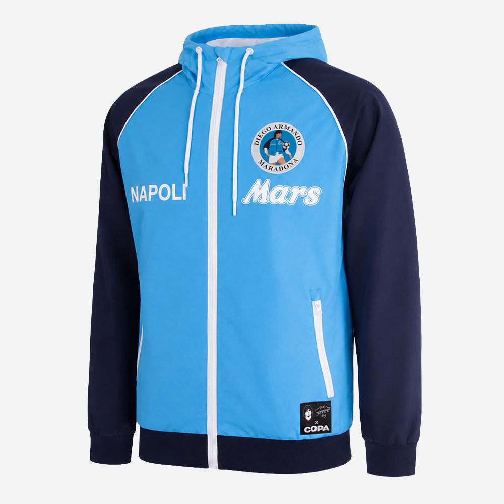 copa-maradona-napoli-1989-retro-windrunner-jacke-blau image 1