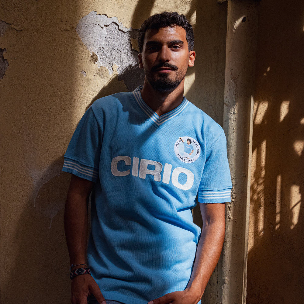 copa-classic-maradona-napoli-1984-fu-balltrikot-blau image 2