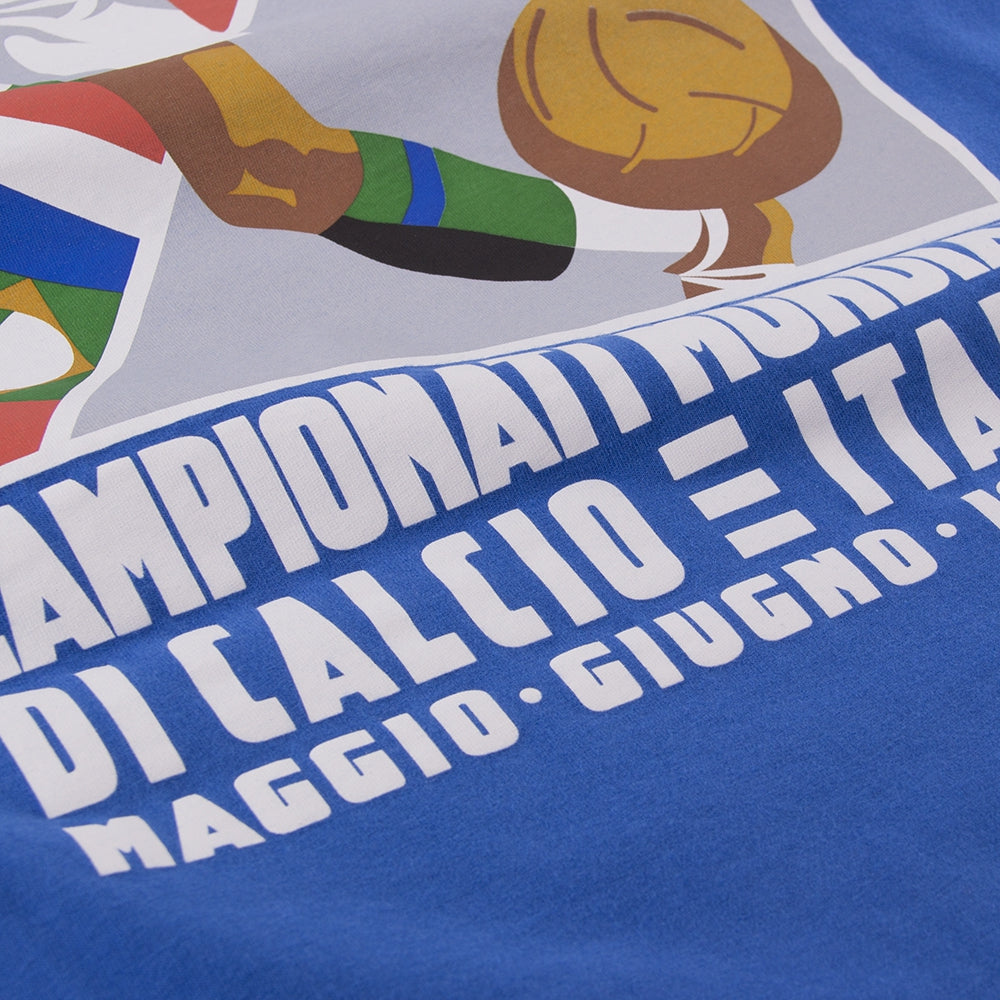 copa-classic-t-shirts-italien-1934-emblem-t-shirt-blau image 4