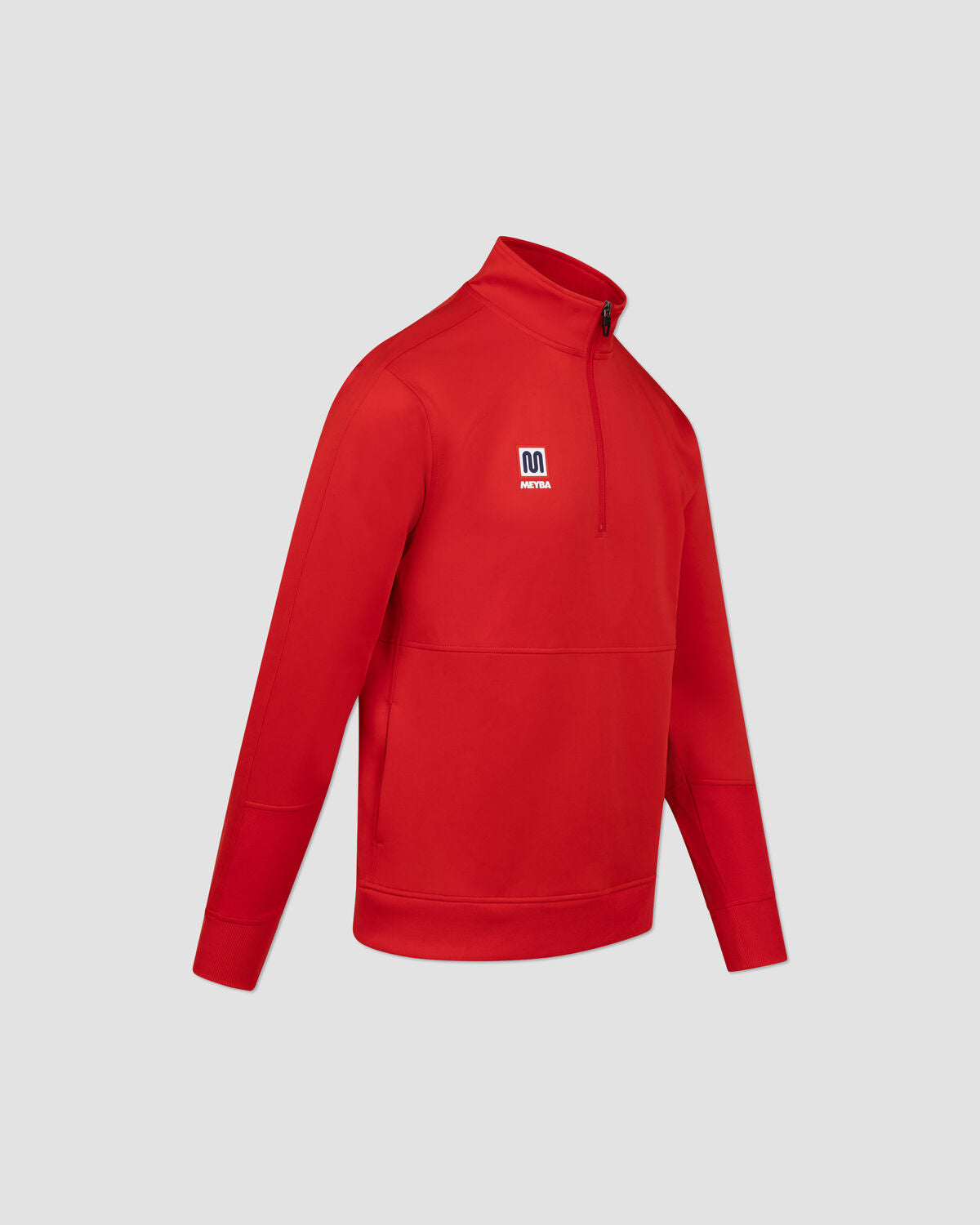 meyba-apg-half-zip-sweatshirt-rot-mit-taschen image 3