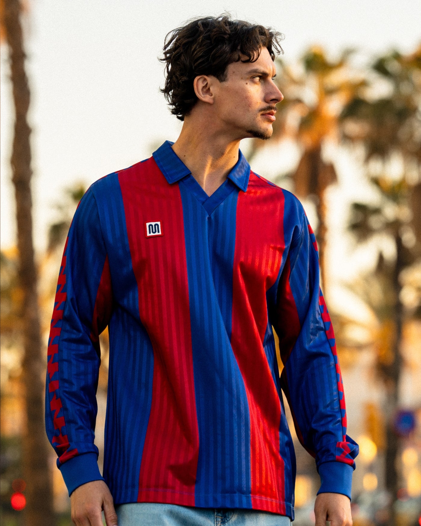 meyba-blaugrana-home-89-91-navy-langarm-retro-trikot image 2
