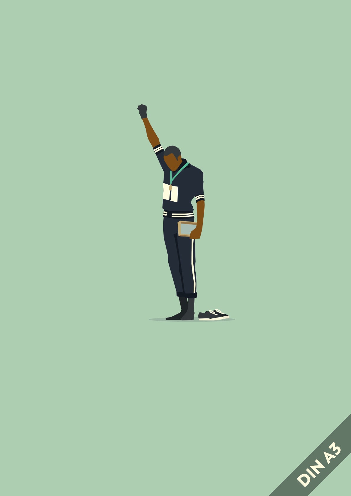 hands-of-god-prints-black-power-print-a3-tommie-smith-1968 image 1