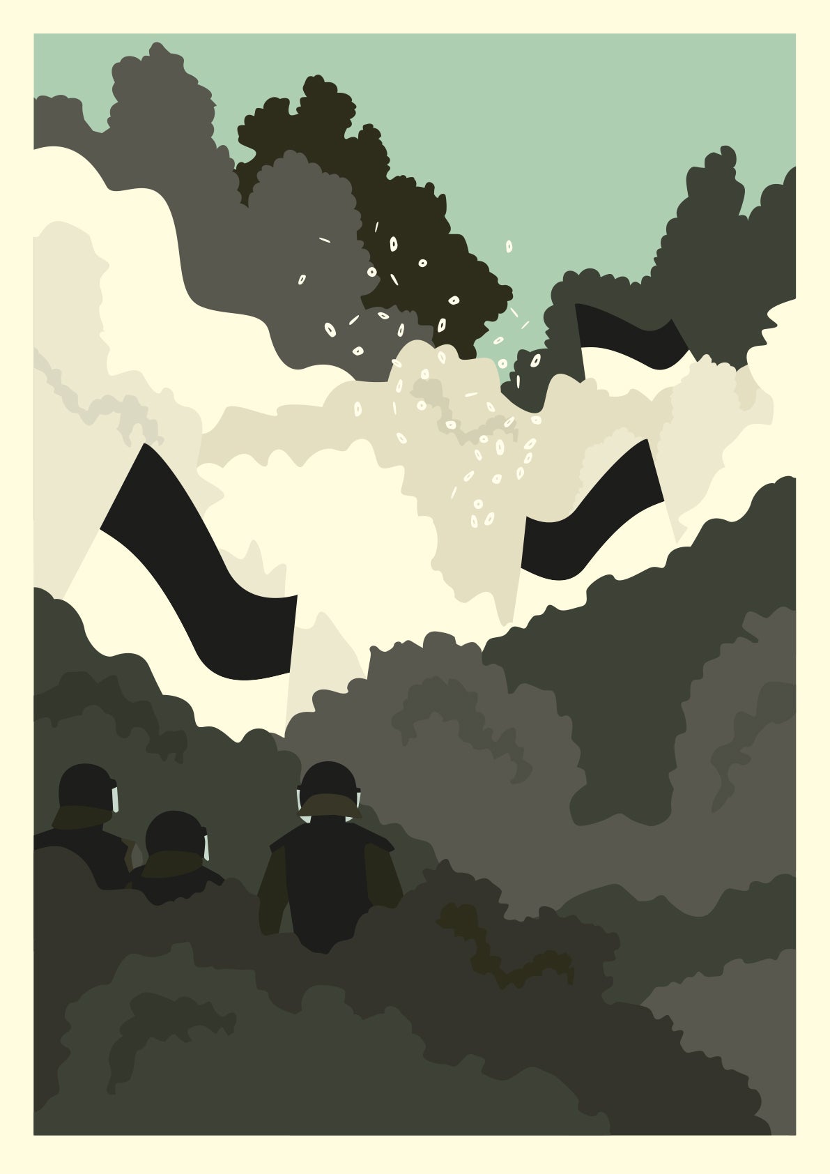 hands-of-god-stands-poster-schwarz-50x70-cm image 1