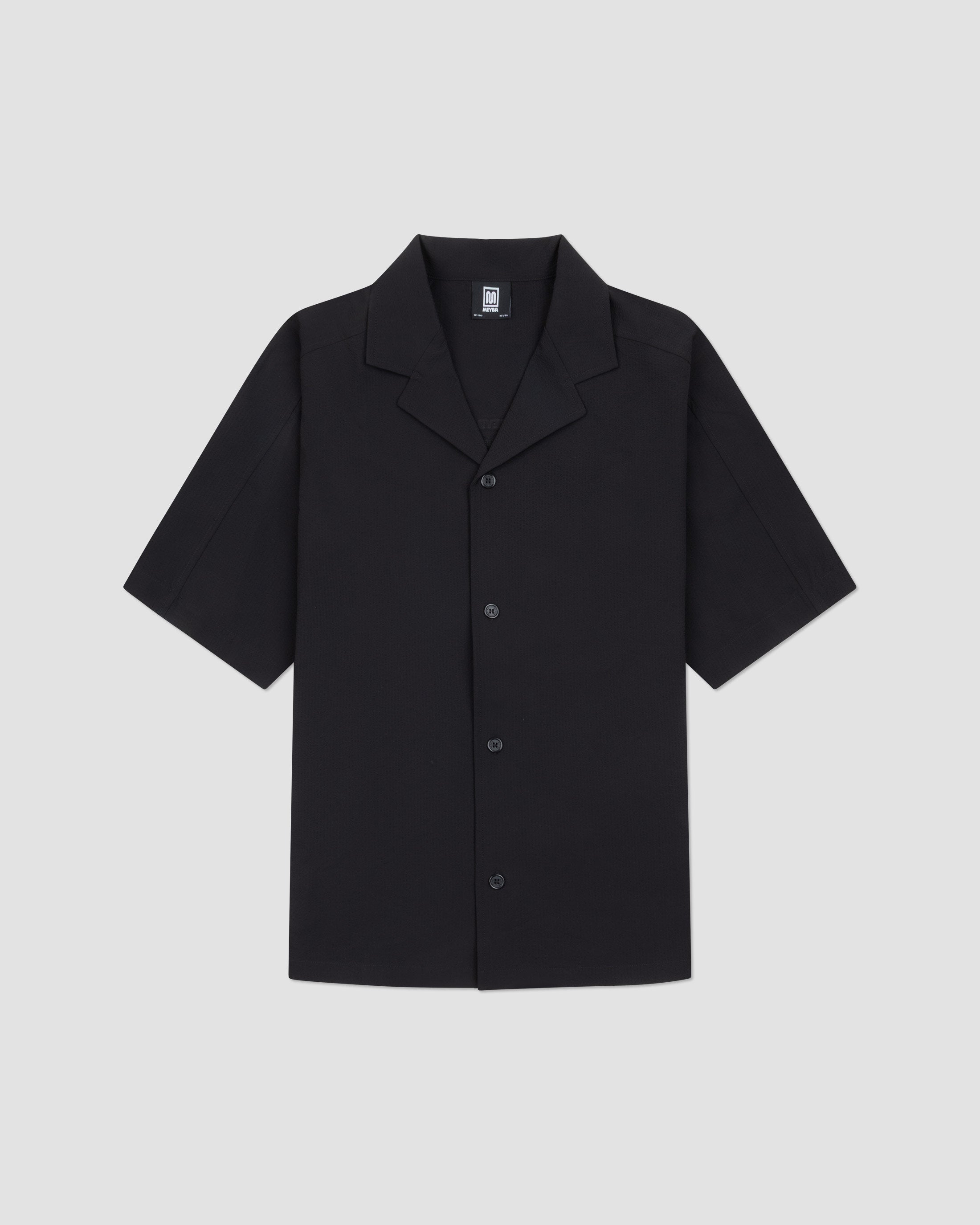 meyba-assist-track-shirt-t-shirt-schwarz-knopfleiste image 1