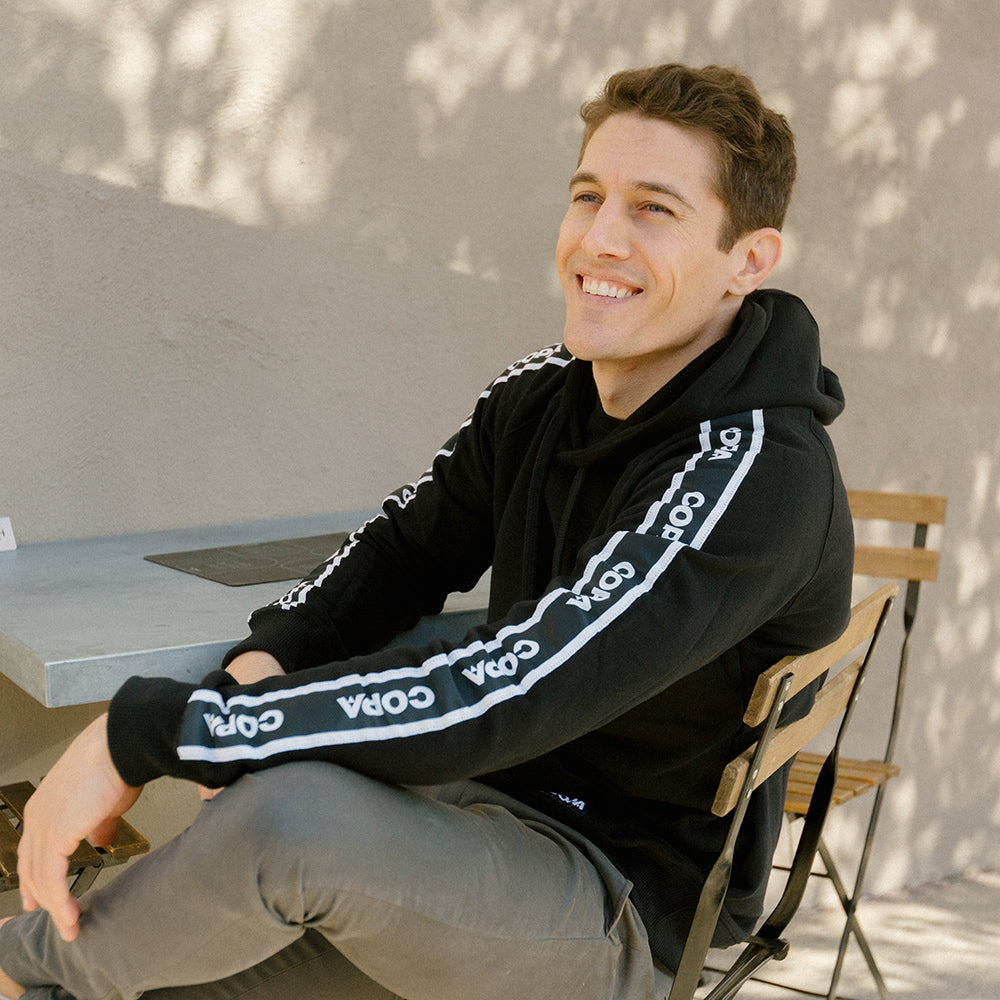 copa-classic-logo-kapuzenpullover-schwarz-herren image 2