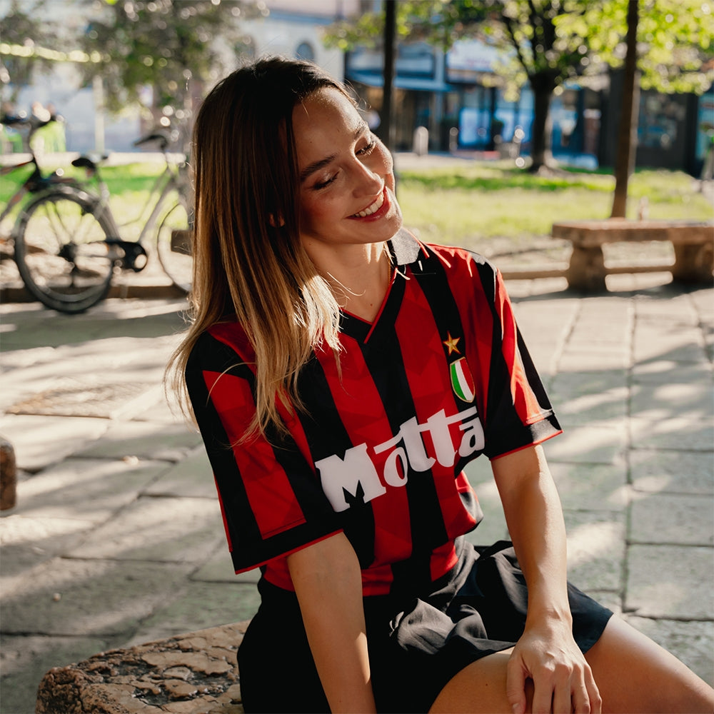 copa-classic-ac-mailand-1994-retro-fu-balltrikot-schwarz-rot image 2