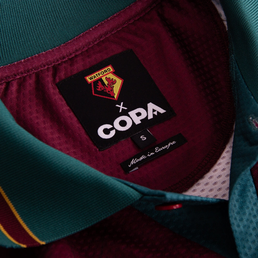 copa-classic-retro-watford-fc-1995-96-ausw-rts-trikot-burgund image 5
