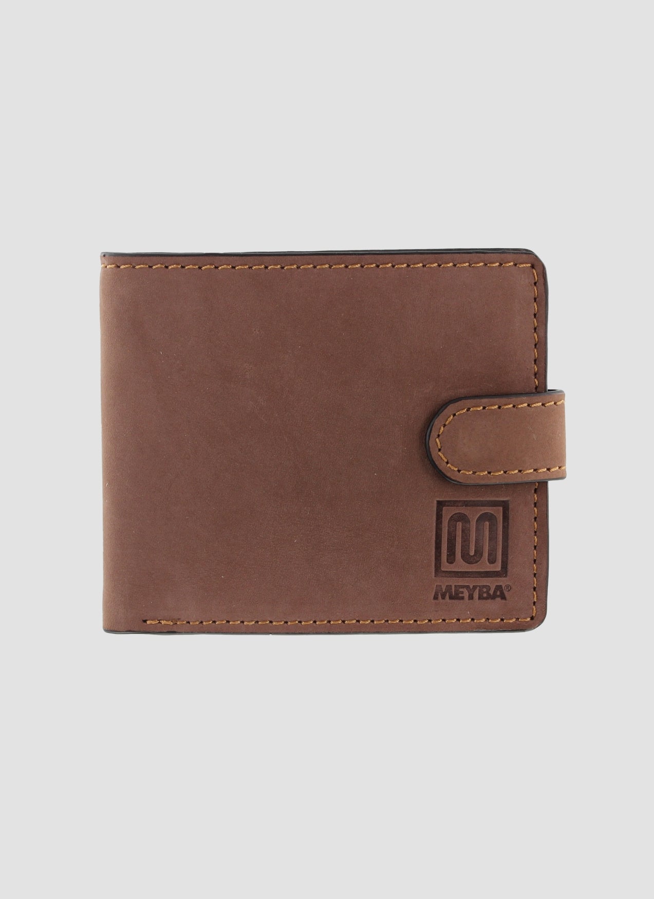 meyba-mb241033-geldb-rse-braun-leder-mit-logo-pr-gung image 1