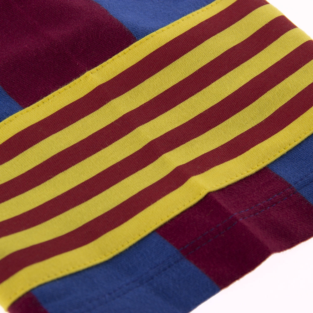 copa-fc-barcelona-kapit-n-retro-t-shirt-blau-rot-bio-baumwolle image 4