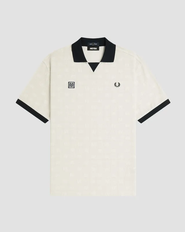 meyba-x-fred-perry-printed-polo-sm2161-polo-off-white-pique image 1