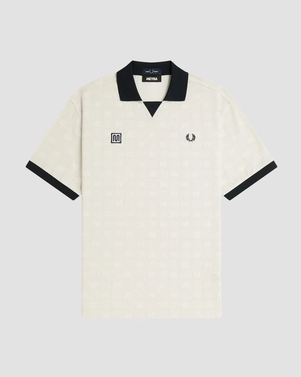 meyba-x-fred-perry-printed-polo-sm2161-polo-off-white-pique image 1