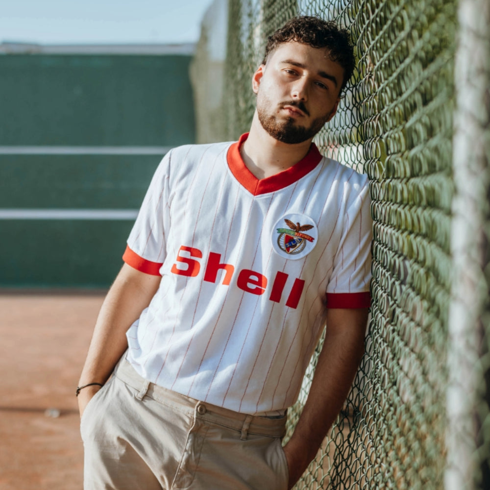 copa-sl-benfica-1985-86-retro-fu-balltrikot-wei-baumwolle image 2