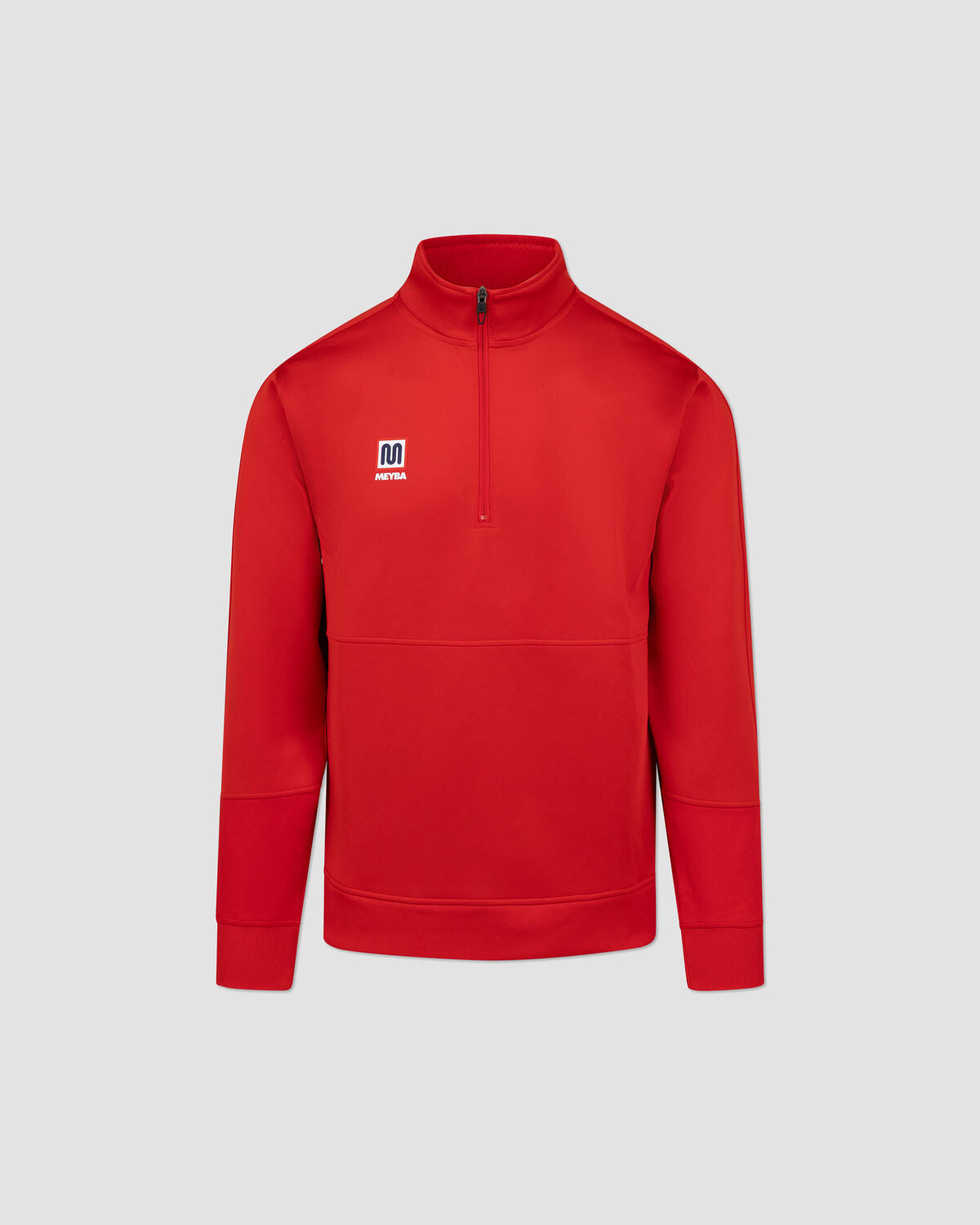 meyba-apg-half-zip-sweatshirt-rot-mit-taschen image 1