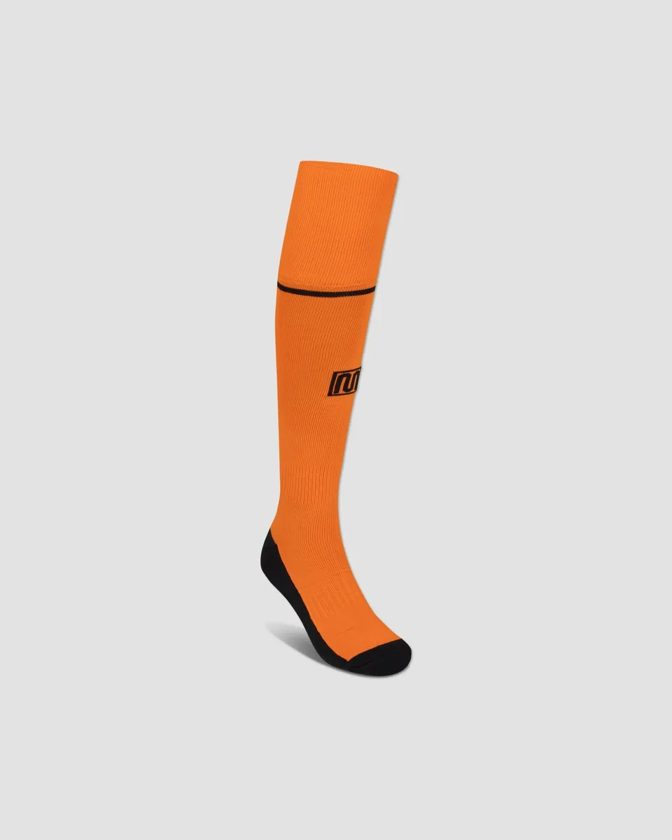 meyba-player-sock-fu-ballsocken-orange-schwarz image 1