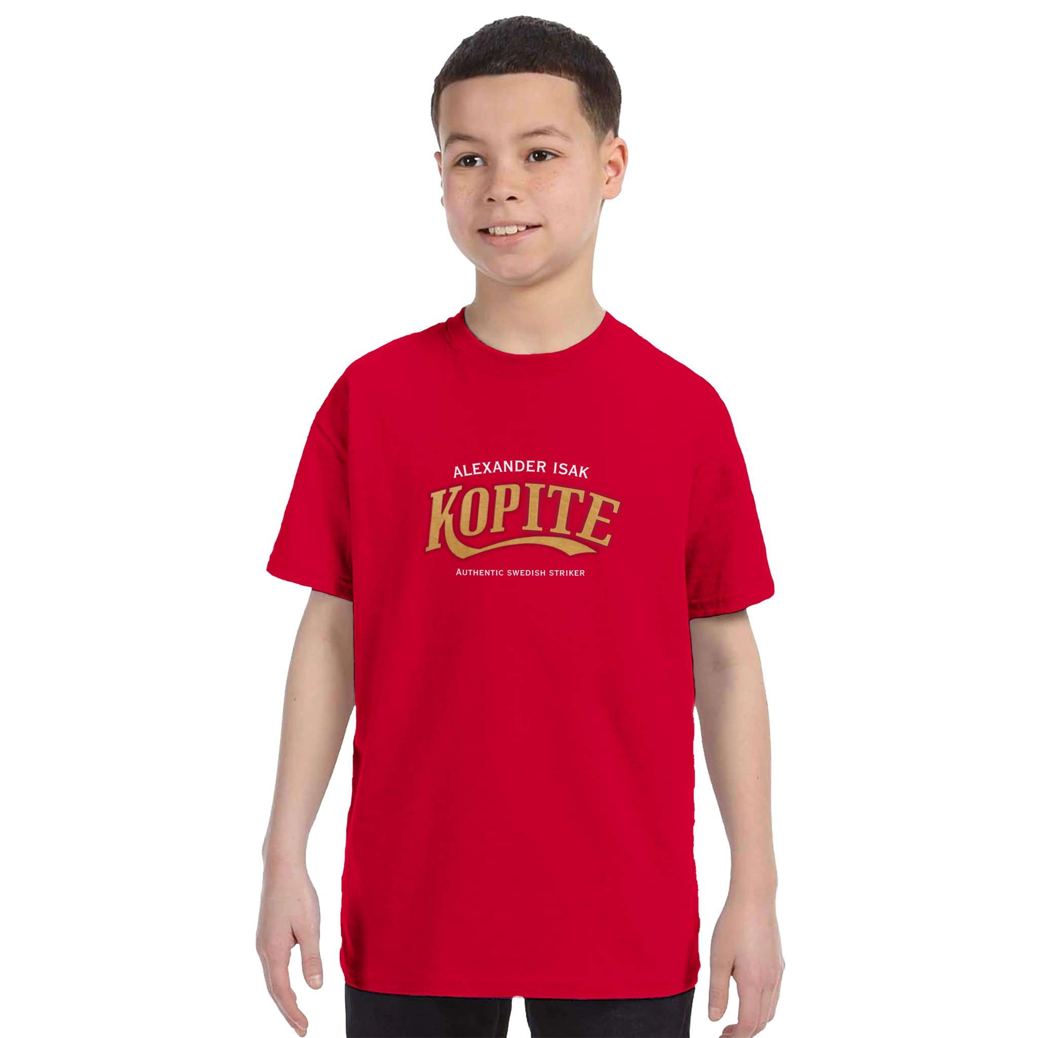 anfield-apparel-isak-is-a-kopite-kinder-t-shirt-alexander-isak image 2