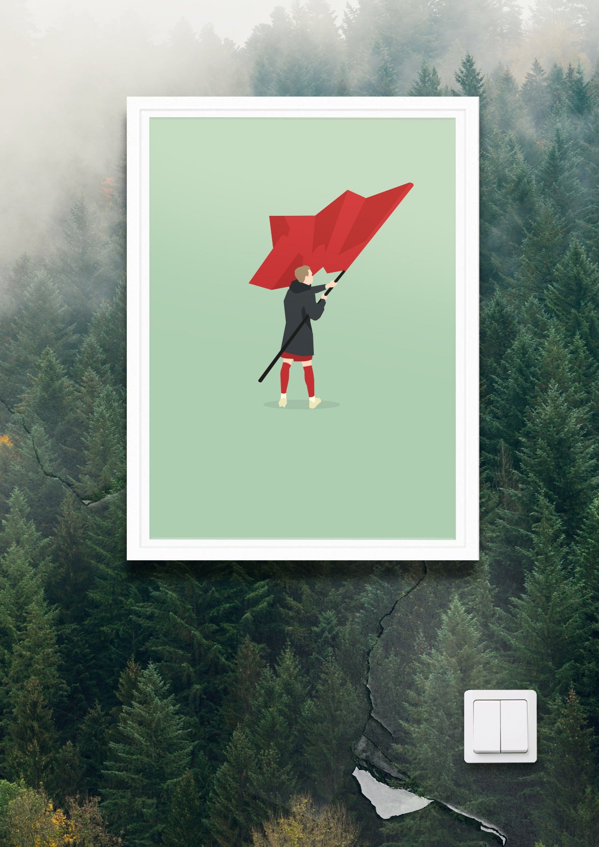hands-of-god-prints-joker-a-d-print-sc-freiburg-a3 image 2
