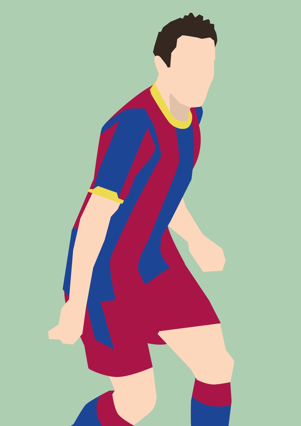 hands-of-god-prints-xavin-kunstdruck-a3-bar-a-xavi-iniesta image 4