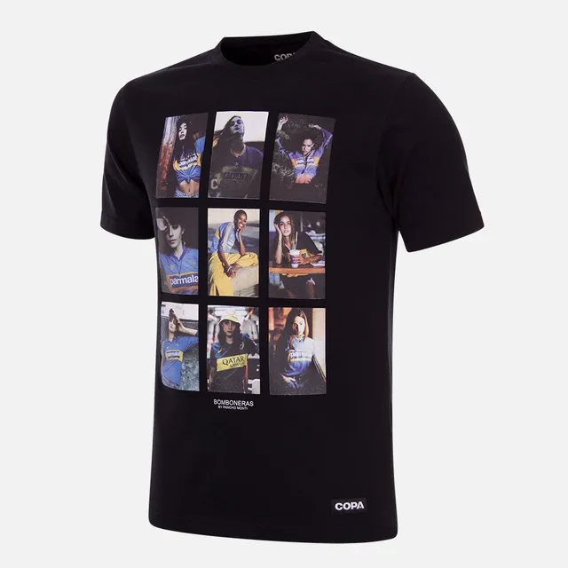 copa-classic-bomboneras-collage-t-shirt-baumwolle-schwarz image 1