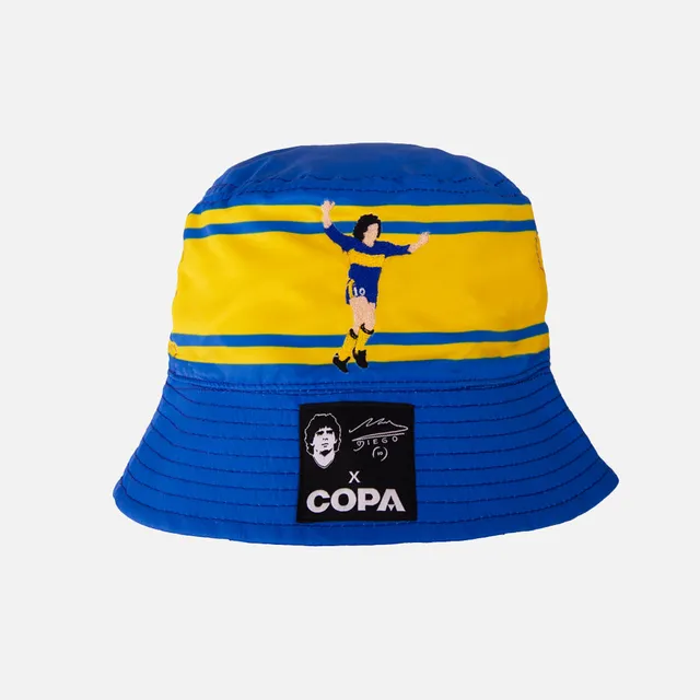 copa-classic-bucket-hat-maradona-boca-embroidery-fischerhut-blau image 1