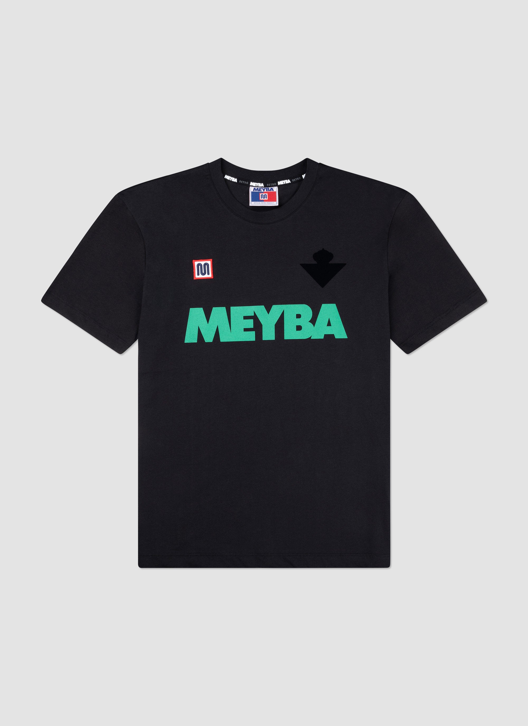 meyba-los-verdiblancos-ma999010-t-shirt-schwarz image 1