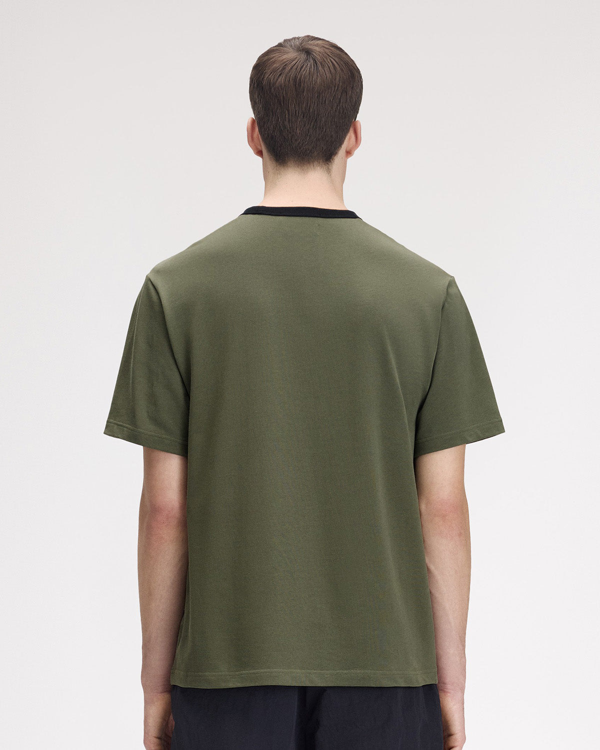 meyba-x-fred-perry-ringer-tee-t-shirt-gr-n-baumwolle image 4