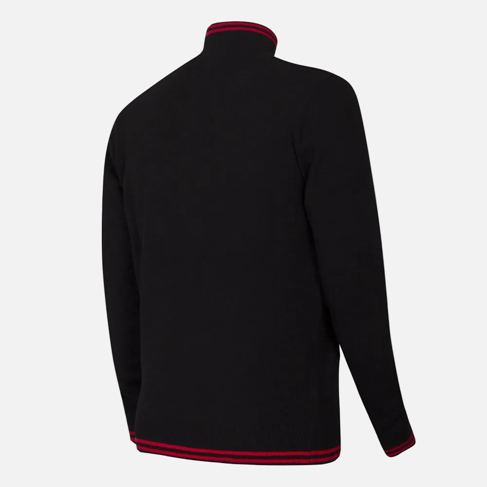 copa-ac-milan-60s-half-zip-pullover-schwarz-stick image 3