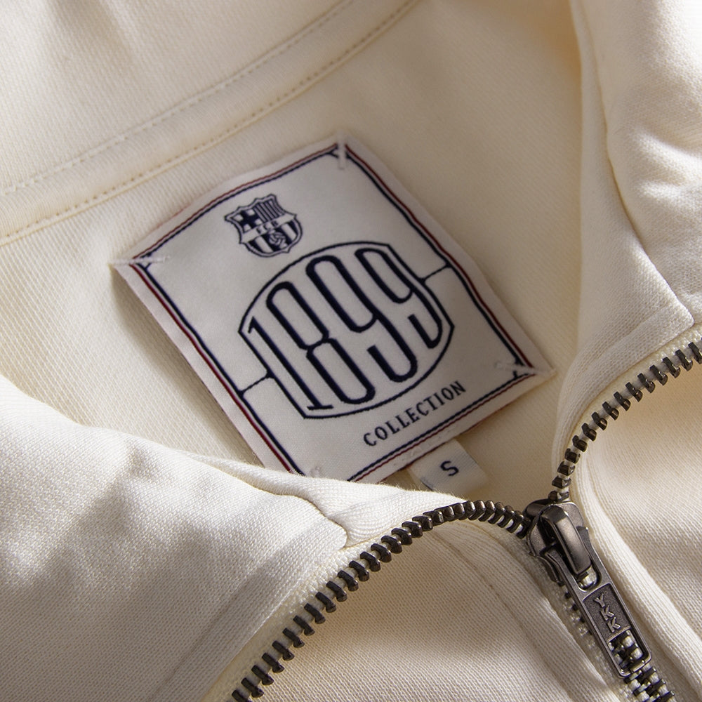 copa-classic-fc-barcelona-1899-half-zip-pullover-ecru image 5