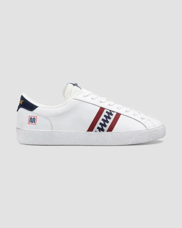 meyba-archivio-micro-leather-sneaker-weiss-blau-retro image 1