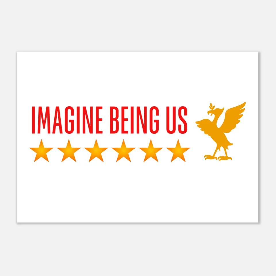 anfield-apparel-imagine-being-us-poster-lfc-kunstdruck-semi-gloss image 1