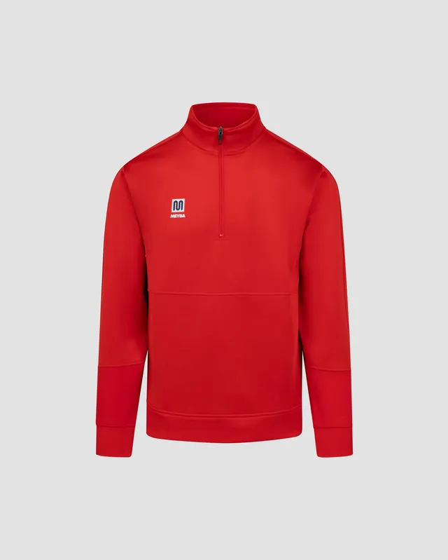meyba-youth-apg-half-zip-sweat-kinderpullover-rot image 1