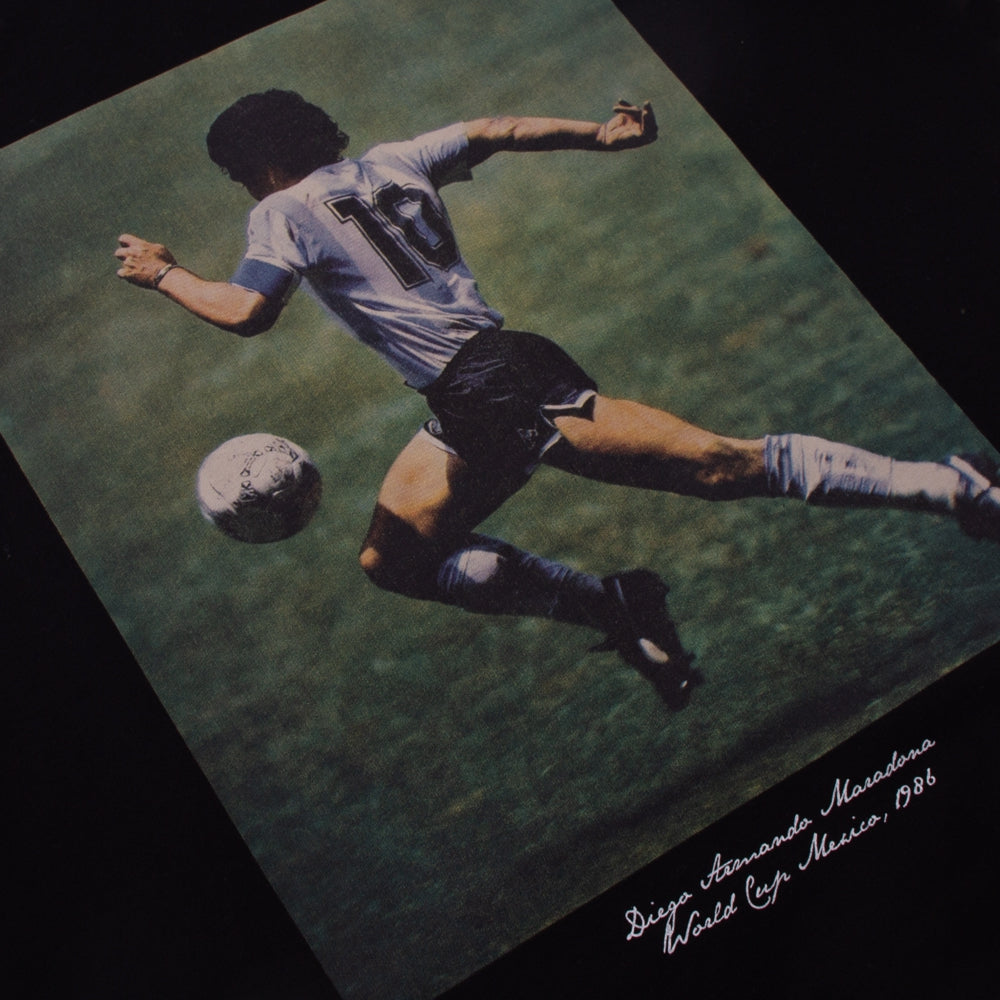 copa-classic-maradona-1986-weltmeister-pullover-schwarz-baumwolle image 3