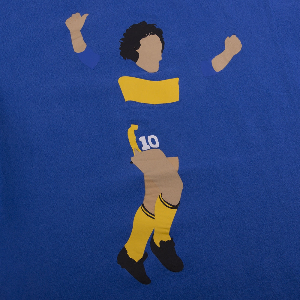copa-classic-maradona-x-boca-grafik-t-shirt-blau-herren image 3
