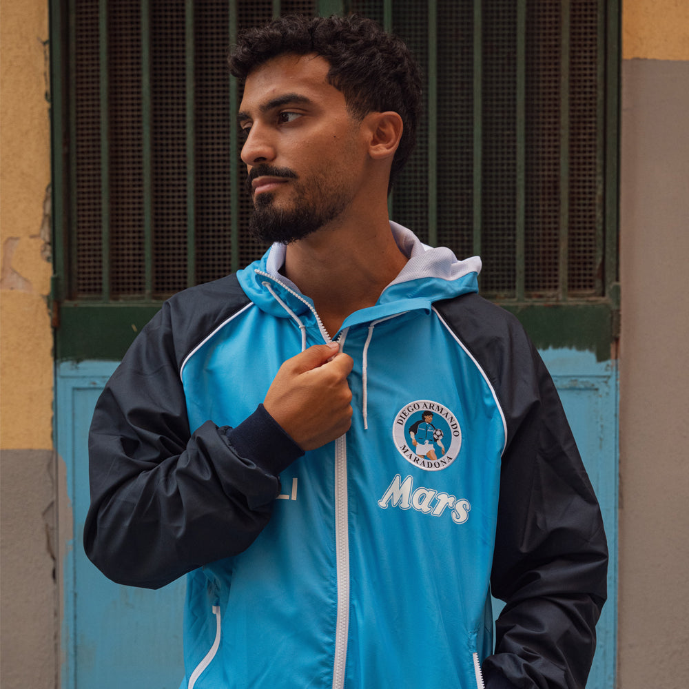 copa-maradona-napoli-1989-retro-windrunner-jacke-blau image 2
