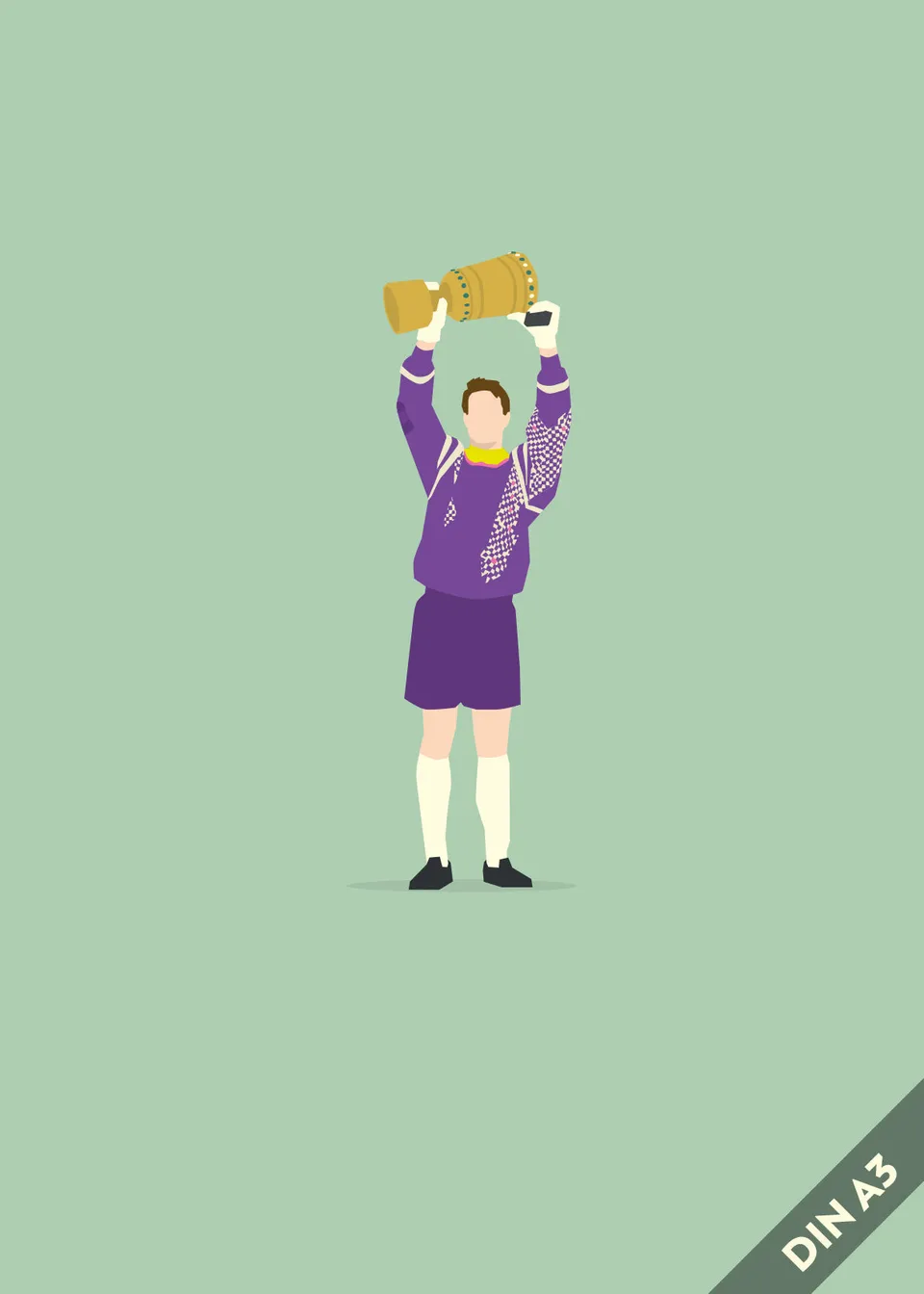 hands-of-god-colt-mit-pokal-print-a3-hannover-96 image 1