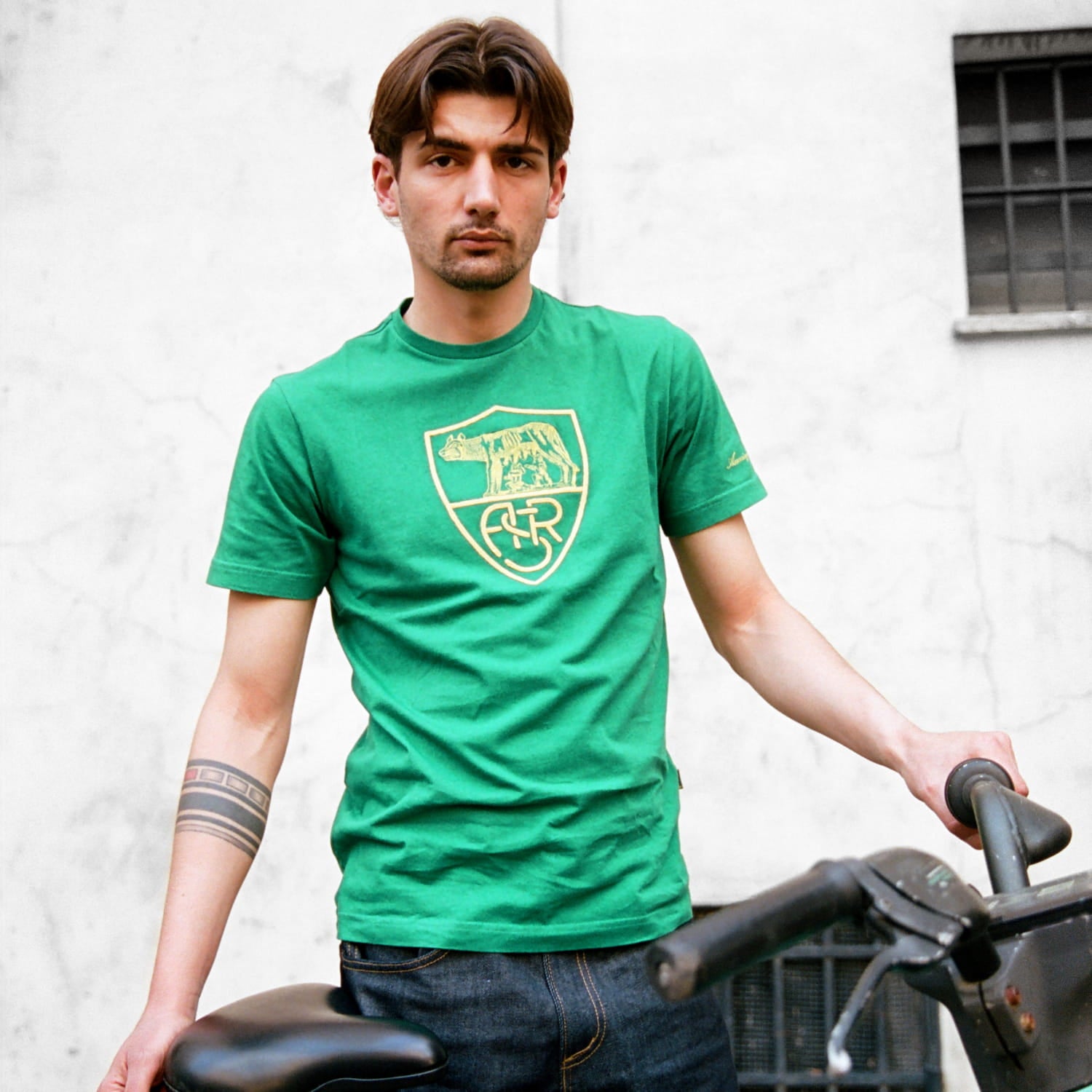 copa-as-rom-heritage-t-shirt-gr-n-herren-retro-serie-a image 2