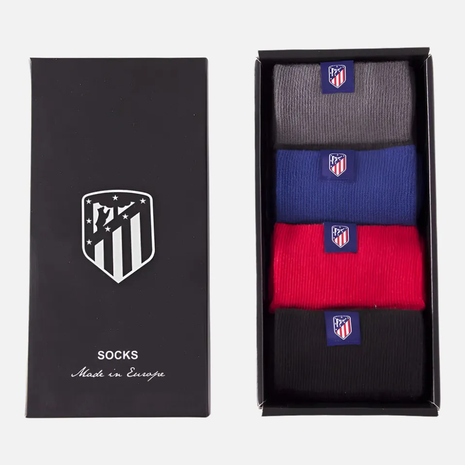 copa-socks-atletico-de-madrid-logo-socken-schwarz-set-baumwolle image 1