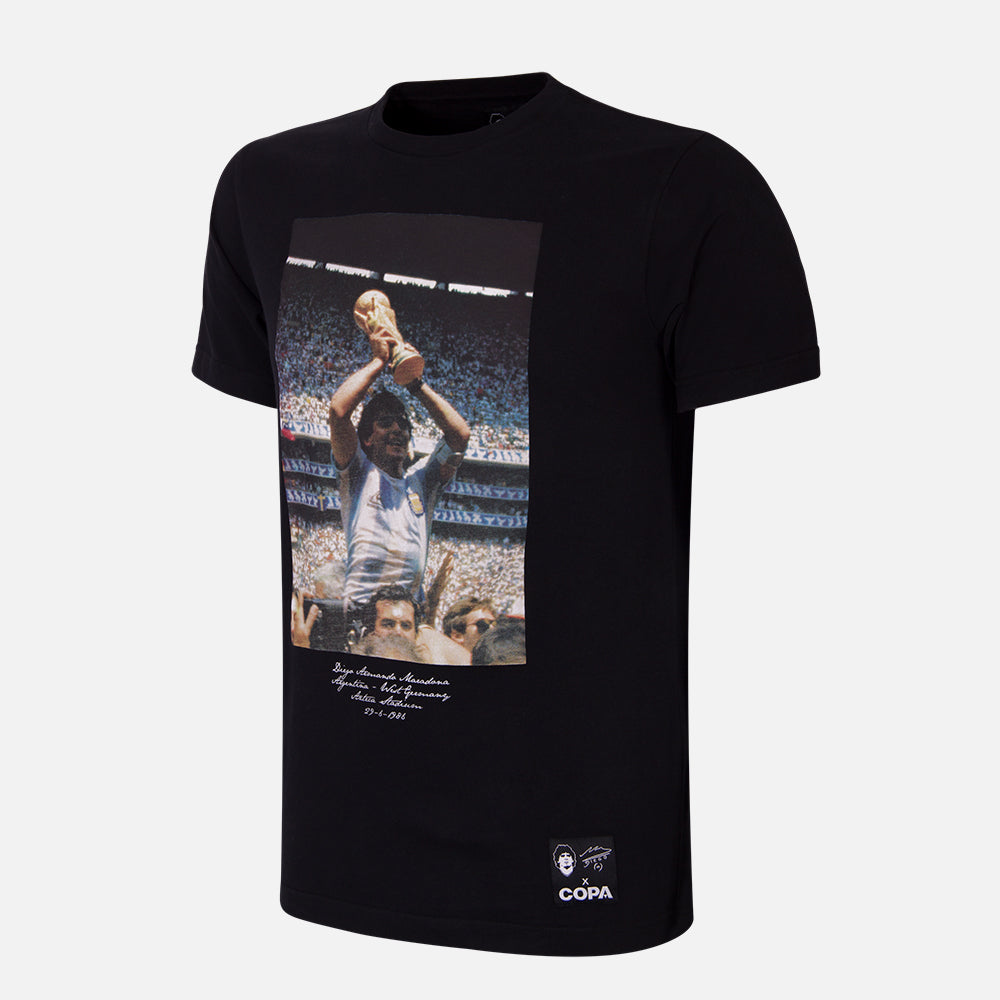copa-classic-maradona-argentinien-1986-t-shirt-schwarz image 1