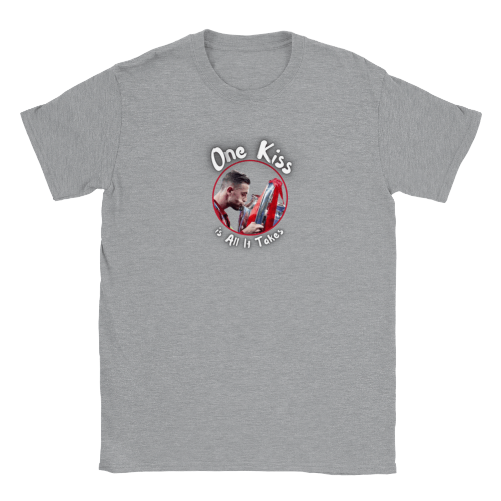 anfield-apparel-one-kiss-henderson-t-shirt-unisex-schwarz image 8