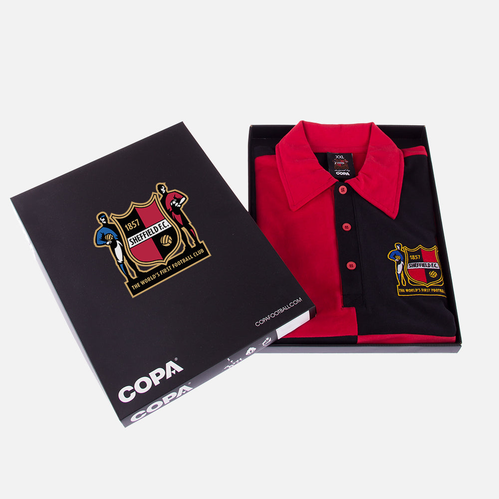 copa-classic-sheffield-fc-1950s-trikot-rot-schwarz-herren image 7