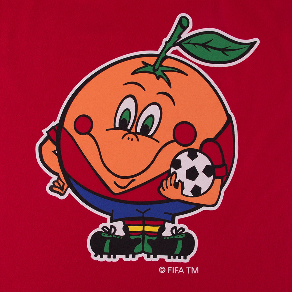 copa-classic-spanien-1982-naranjito-kinder-t-shirt-rot image 2