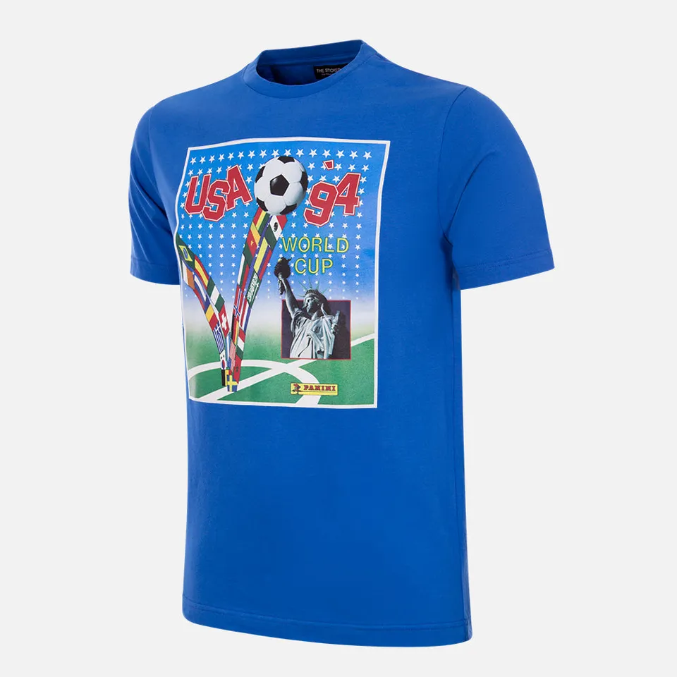copa-classic-panini-usa-1994-t-shirt-blau-herren-baumwolle image 1