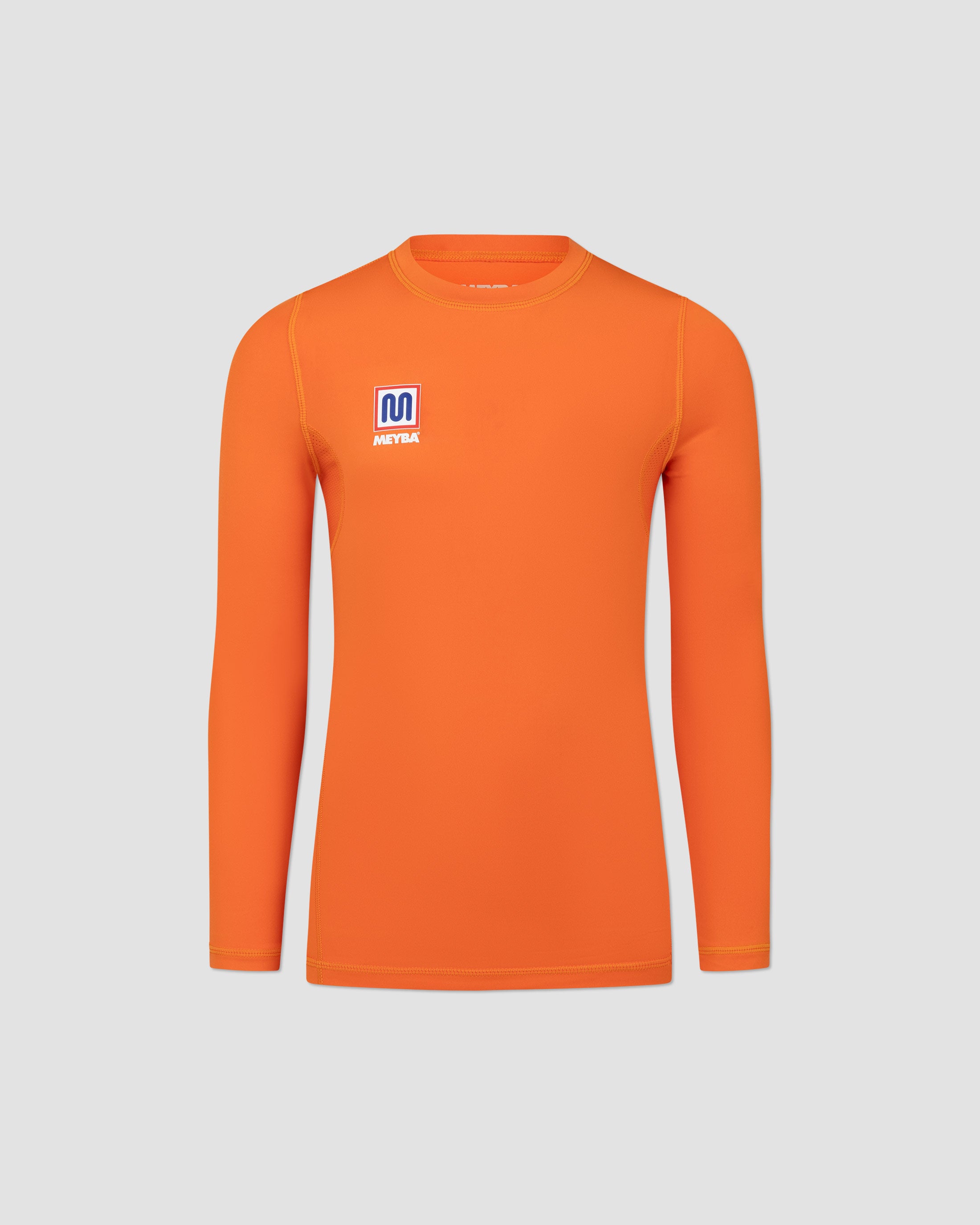 meyba-youth-long-sleeve-base-layer-longsleeve-orange-kompression image 1