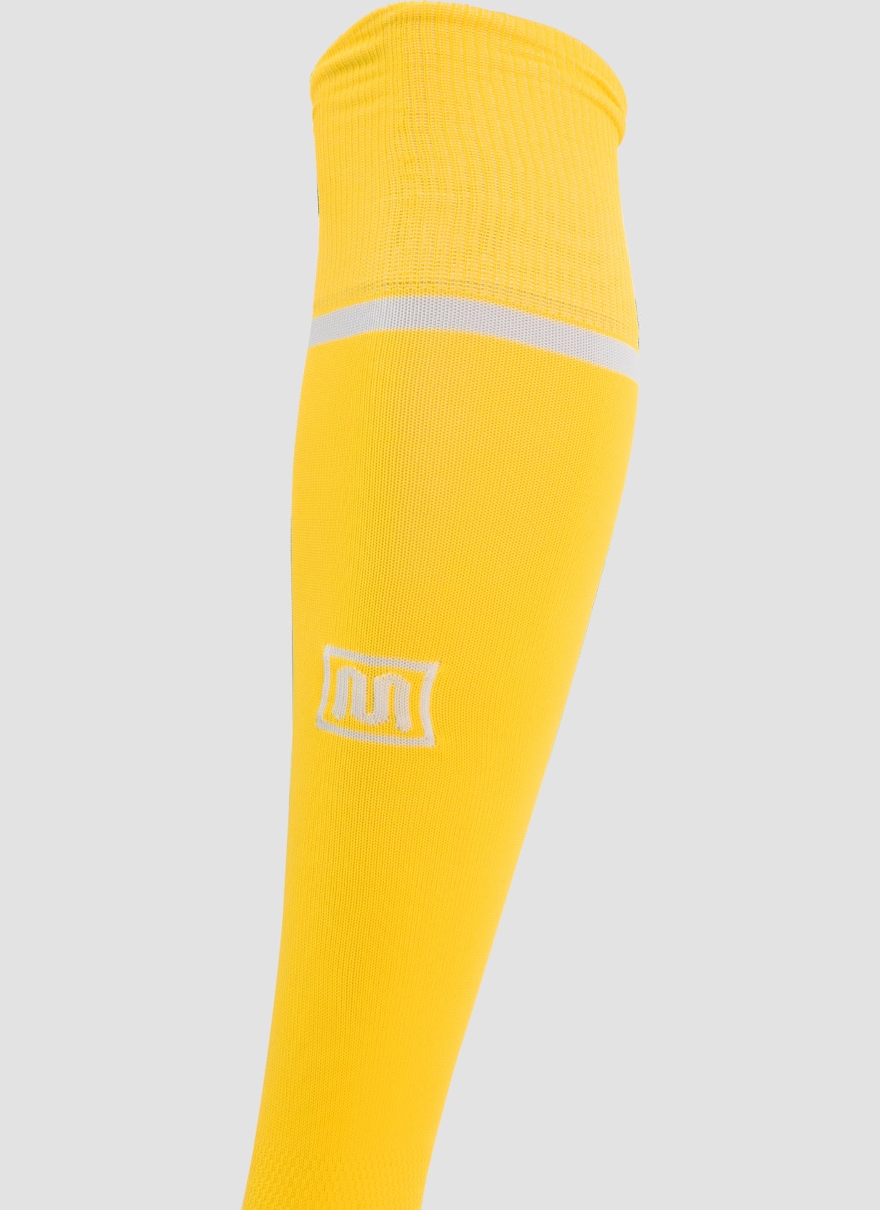 meyba-footless-sock-mta06002-stutzen-gelb-wei image 3