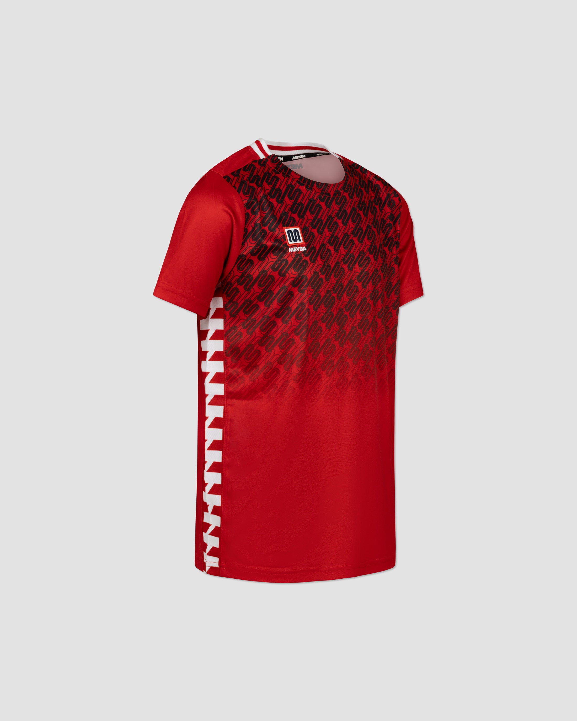 meyba-alpha-grid-jersey-fu-balltrikot-rot-schwarz-kinder image 2