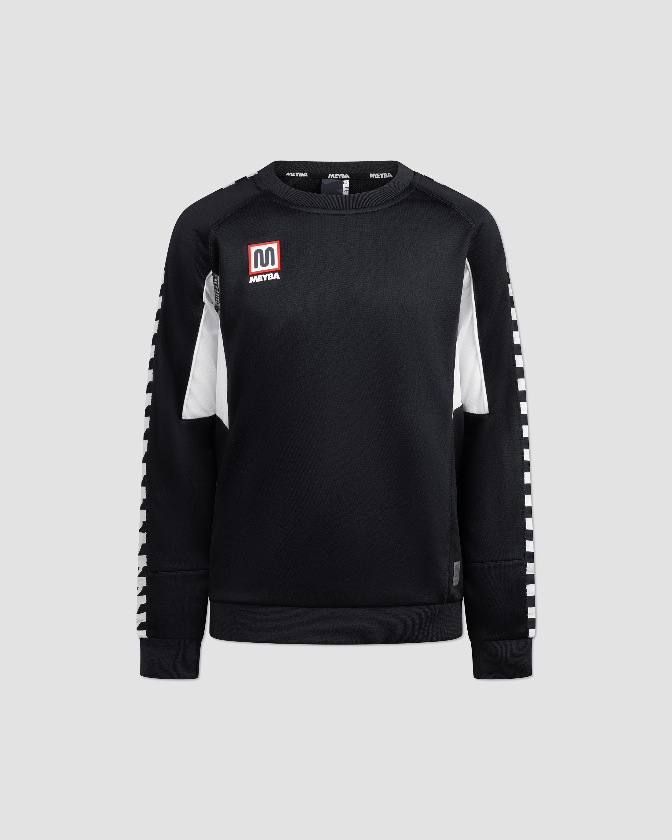 meyba-motion-crew-sweat-pullover-schwarz-raglan image 1