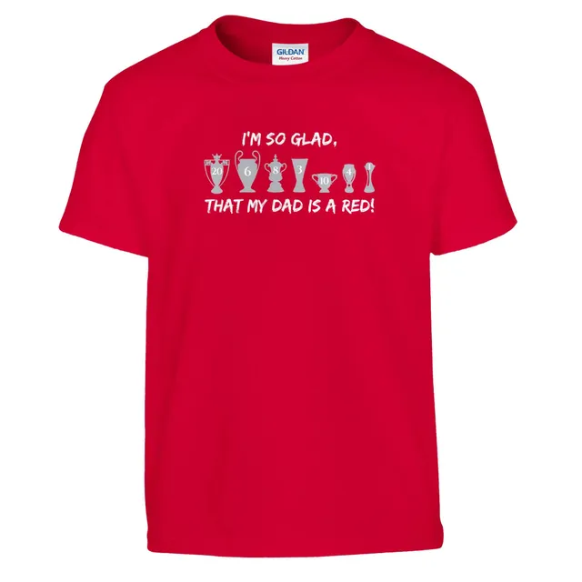 anfield-apparel-dad-is-a-red-liverpool-t-shirt-kinder-baumwolle image 1